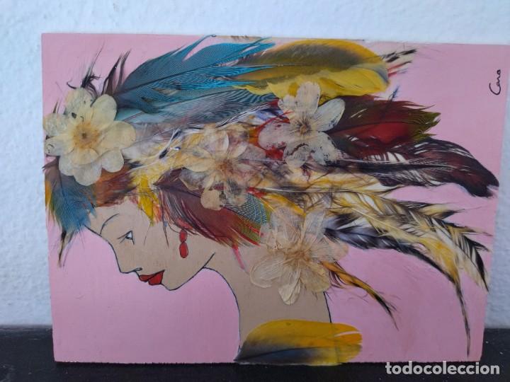 Arte: cuadro sobre tablilla - Foto 1