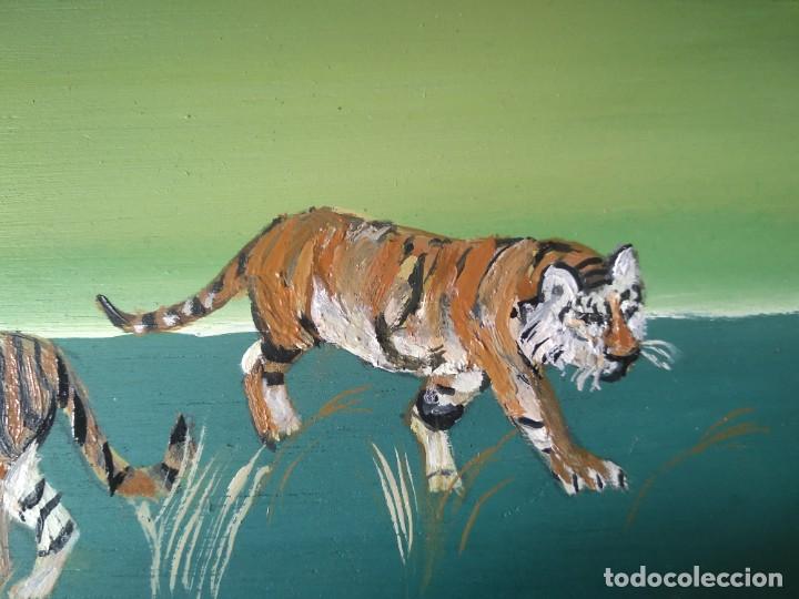 Arte: cuadro oleo sobre tabla marina - Foto 3