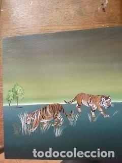 Arte: cuadro oleo sobre tabla marina - Foto 5