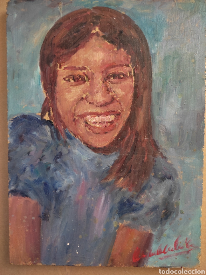 Arte: Retrato ni&ntilde;a ( original )