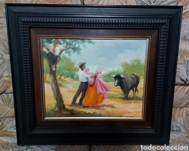 Arte: &Oacute;leo sobre lienzo juan campos - Foto 1