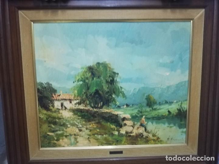Arte: Cuadro paisaje R. Franc&eacute;s - Foto 1