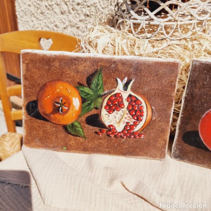 Arte: Pareja Lienzos Pintura &Oacute;leo Bodeg&oacute;n - Foto 3