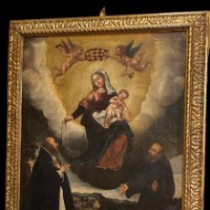 Arte: VIRGEN DEL ROSARIO CON EL NIÑO JESÚS, DOMINICOS. ESPAÑA. SIGLO XVII-XVIII.. Lote 331832683