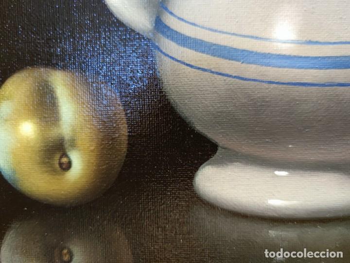 Arte: &Oacute;leo sobre lienzo bodeg&oacute;n de C.Chicharro. - Foto 4