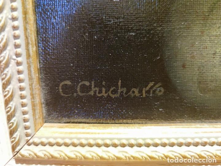 Arte: &Oacute;leo sobre lienzo bodeg&oacute;n de C.Chicharro. - Foto 5