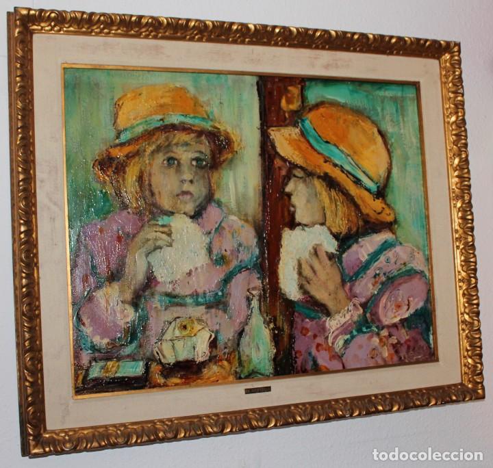 Arte: Ni&ntilde;a en el Espejo de Lluis Bartrina - Foto 1