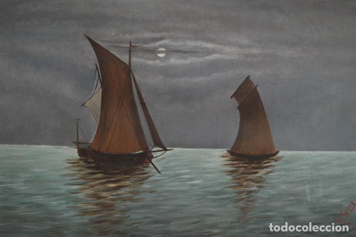 Arte: Oleo sobre lienzo marco pan de oro - Foto 4