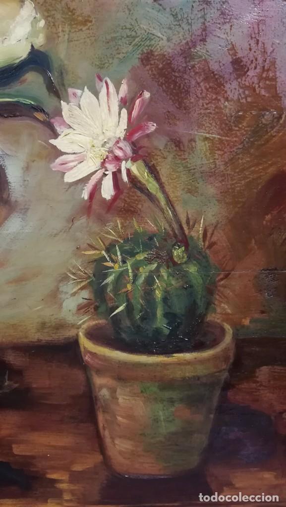 Arte: OLEO BODEGON DE PETRY SALCEDO, PINTORA VASCA - Foto 4
