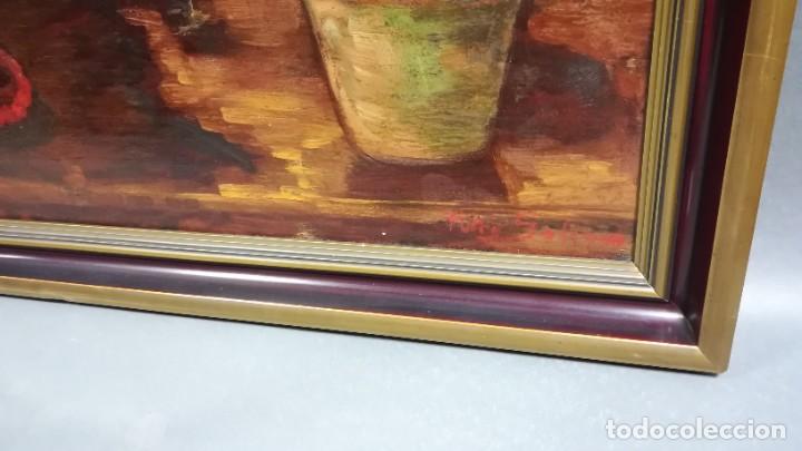 Arte: OLEO BODEGON DE PETRY SALCEDO, PINTORA VASCA - Foto 8