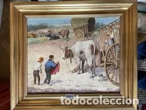 Arte: &Oacute;leo sobre lienzo enmarcado - Foto 1