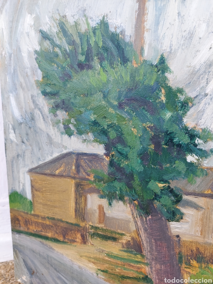 Arte: &Oacute;leo sobre lienzo. Circa 1960 - Foto 3