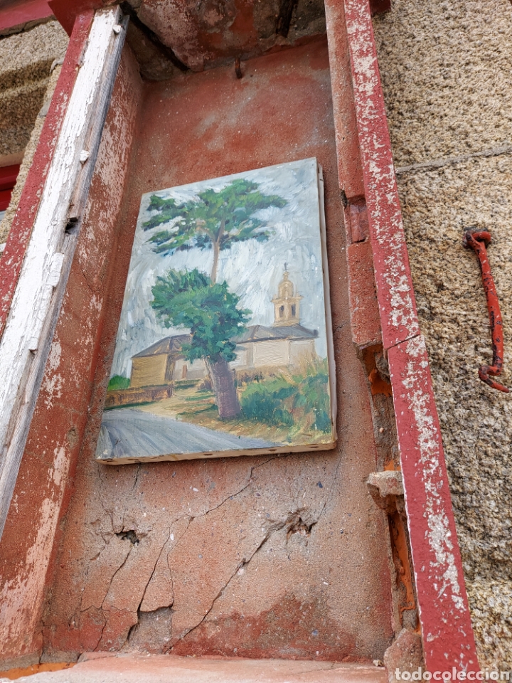 Arte: &Oacute;leo sobre lienzo. Circa 1960 - Foto 5