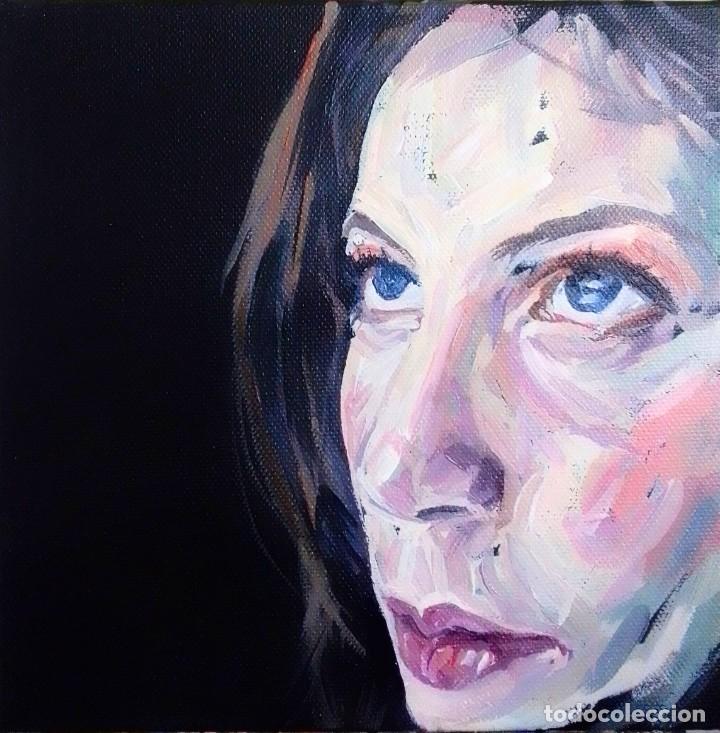 Arte: &rdquo;Plenilunio&rdquo; pintura realizada acr&iacute;lico 20X20cm, 2022 Jessica Gonpra. Firmado