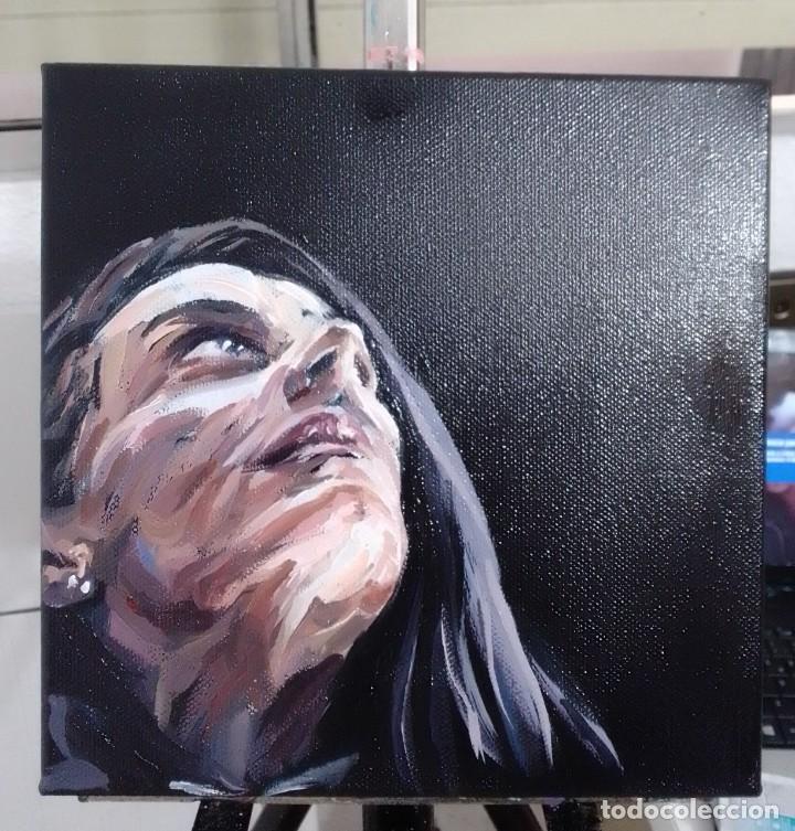 Arte: &rdquo;Plenilunio&rdquo; pintura realizada acr&iacute;lico 30X20cm, 2022 Jessica Gonpra. Firmado
