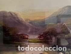 Arte: &Oacute;leo sobre cart&oacute;n enmarcado - Foto 2