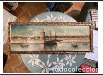 Arte: &Oacute;leo sobre lienzo enmarcado - Foto 1