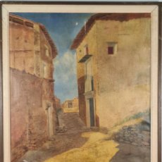 Arte: PAISAJE RURAL. OLEO SOBRE LIENZO. FIRMADO A. VIZUETE. 1935.