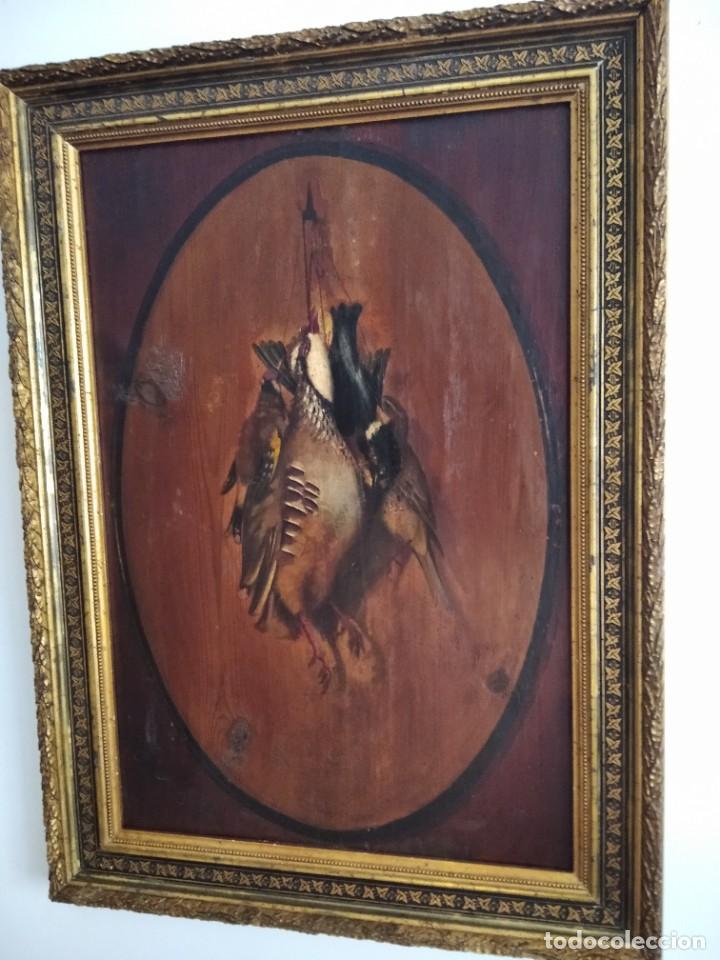 Arte: ANTIGUO BODEG&Oacute;N DE VOLATER&Iacute;A. S.XIX. - Foto 2