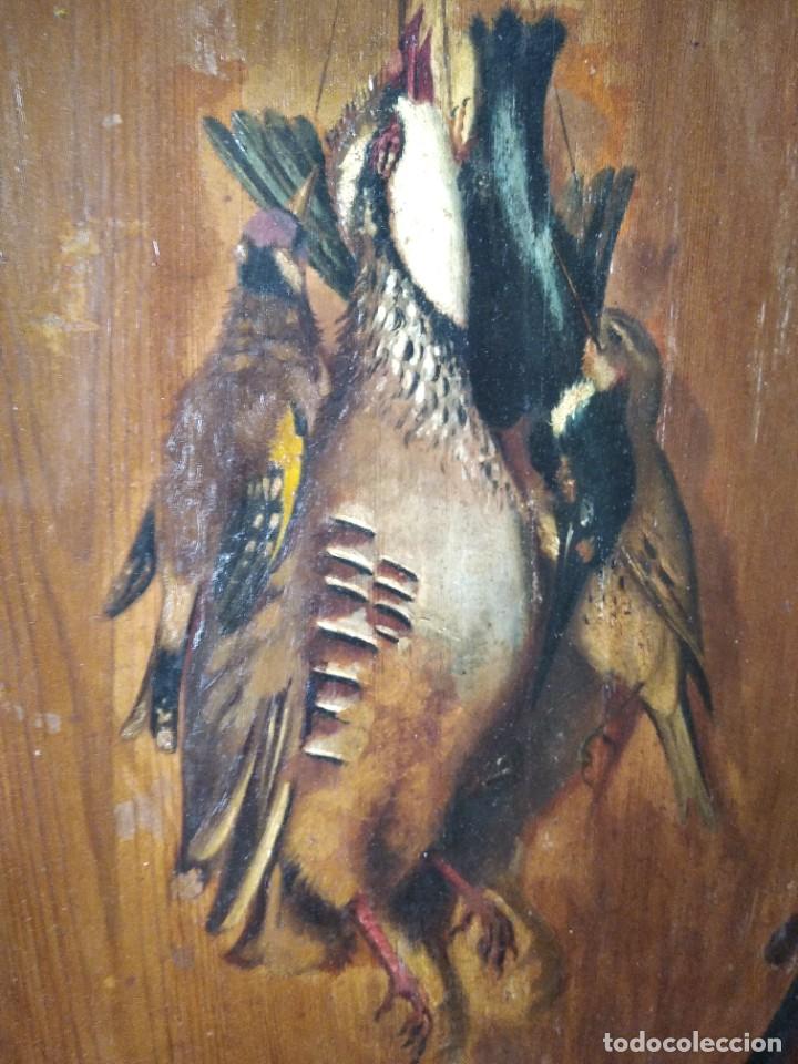 Arte: ANTIGUO BODEG&Oacute;N DE VOLATER&Iacute;A. S.XIX. - Foto 3