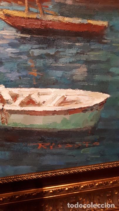 Arte: Barcos, &oacute;leo sobre lienzo. - Foto 6