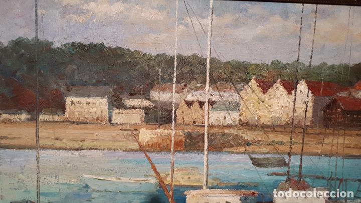 Arte: Barcos, &oacute;leo sobre lienzo. - Foto 7