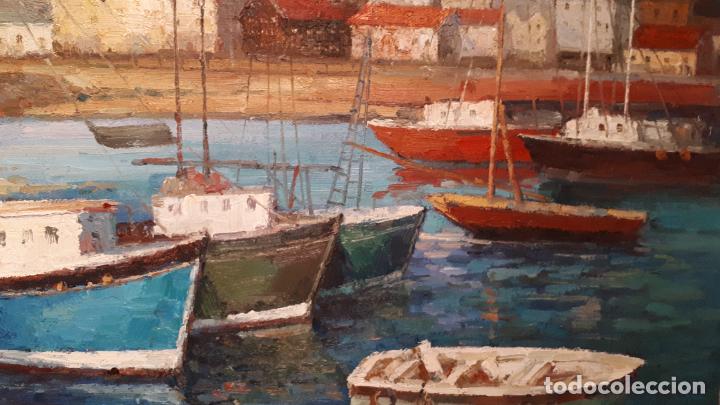 Arte: Barcos, &oacute;leo sobre lienzo. - Foto 11