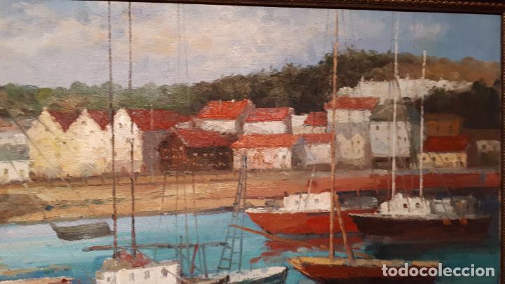 Arte: Barcos, &oacute;leo sobre lienzo. - Foto 12