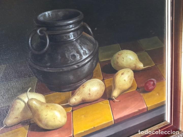 Arte: Bodeg&oacute;n. Oleo sobre lienzo - Foto 2