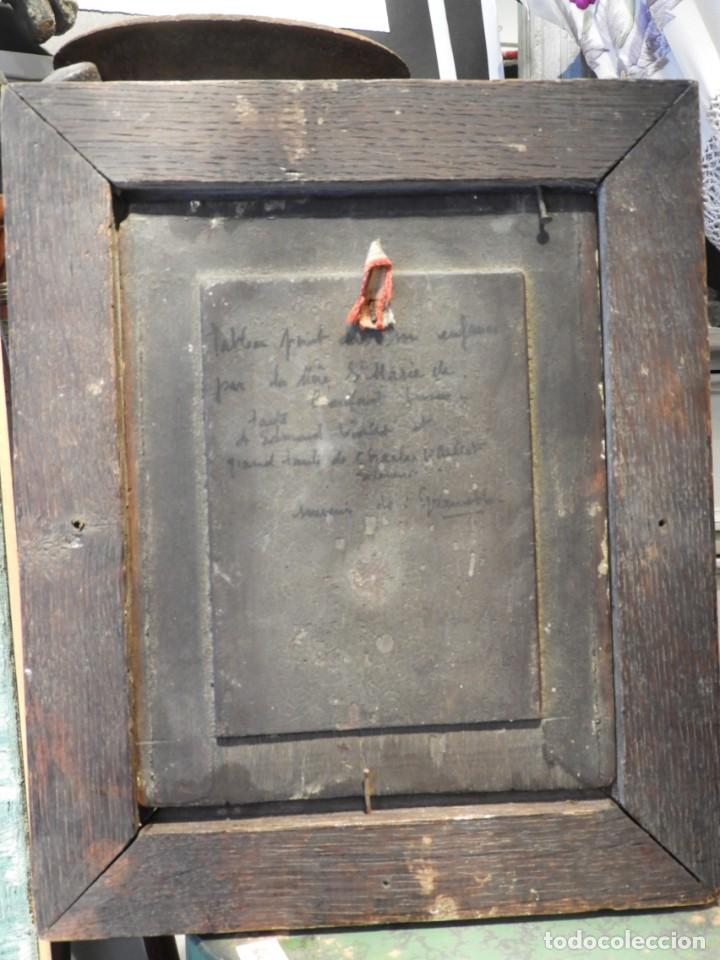 Arte: CUADRO ANTIGUO S. XVIII SOBRE TABLA. - Foto 6