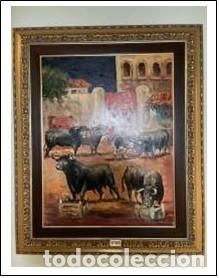 Arte: &Oacute;leo sobre lienzo enmarcado - Foto 1