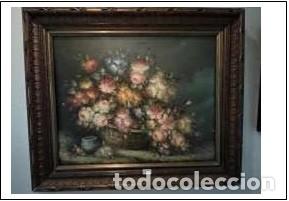 Arte: &Oacute;leo sobre lienzo enmarcado - Foto 1