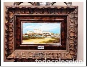 Arte: &Oacute;leo sobre t&aacute;blex enmarcado - Foto 1