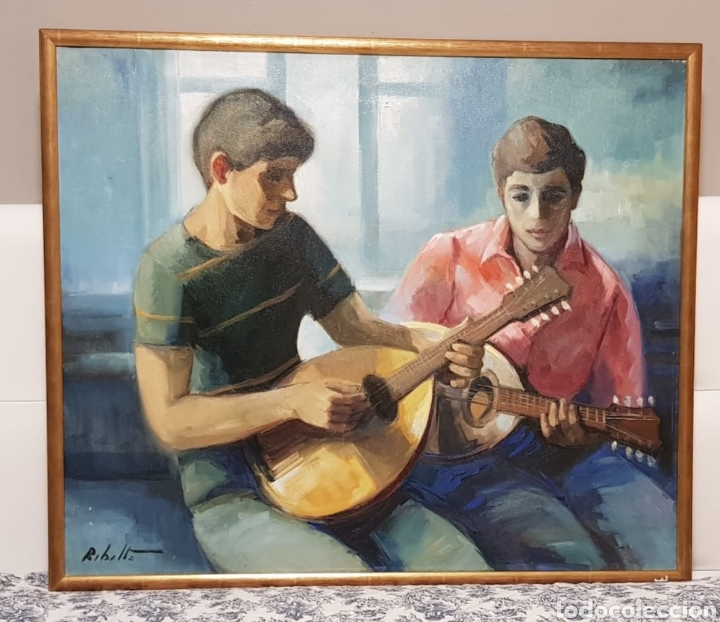 Arte: &Oacute;leo sobre lienzo OLIVER RIBALTA