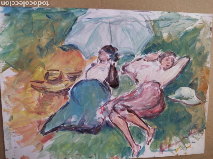 Art: Picnic ( expresionismo) original