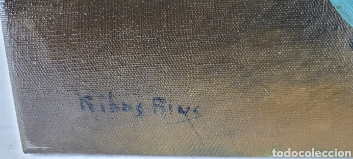 Arte: Bodeg&oacute;n de Rosas firmado Ribas Rius - Foto 6