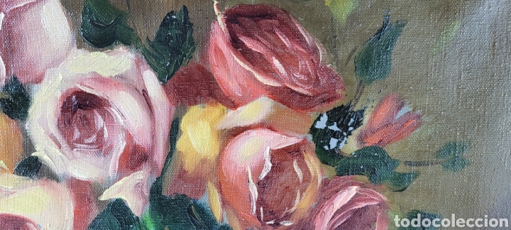 Arte: Bodeg&oacute;n de Rosas firmado Ribas Rius - Foto 8