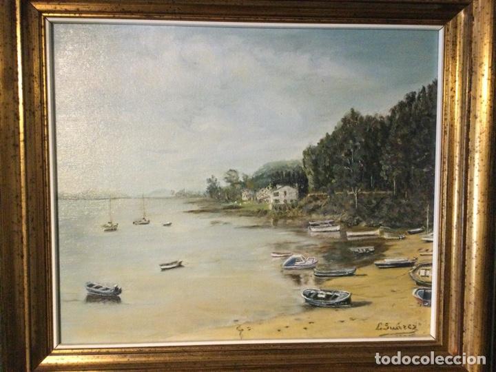 Arte: Marina al &oacute;leo sobre tablex - Foto 1