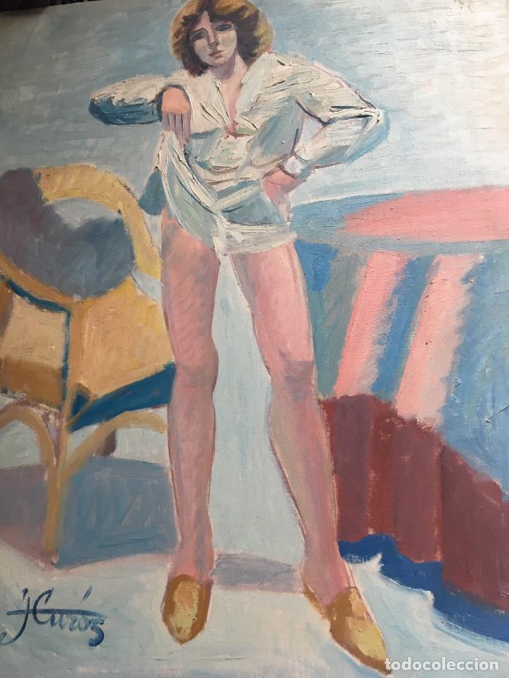 Arte: mujer ense&ntilde;ando las piernas - Foto 1