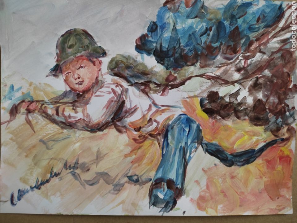 Art: Ni&ntilde;o jugando ( impresionismo )