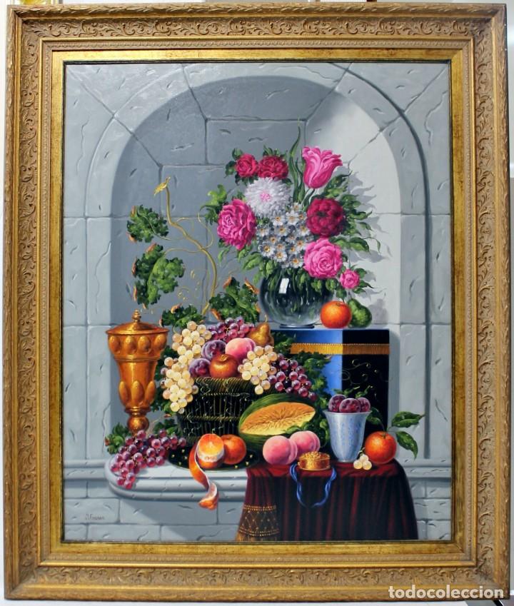 Bodeg&oacute;n flor y frutas - J. Andr&eacute;s