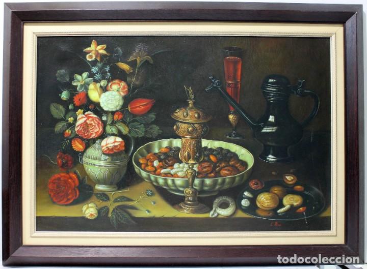 Arte: Bodeg&oacute;n cl&aacute;sico - L. P&eacute;rez - Foto 1