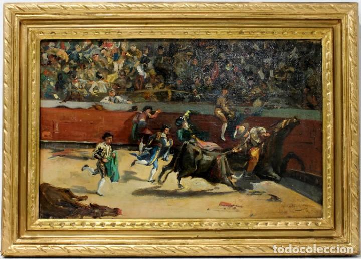 Arte: Corrida de Frascuelo en Bilbao - Ram&oacute;n Marti Alsina