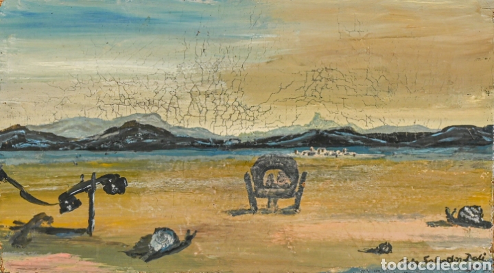 Art: &rdquo;Cala Salvador Dal&iacute;&rdquo; de Joan Massanet, a&ntilde;os 40/50.
