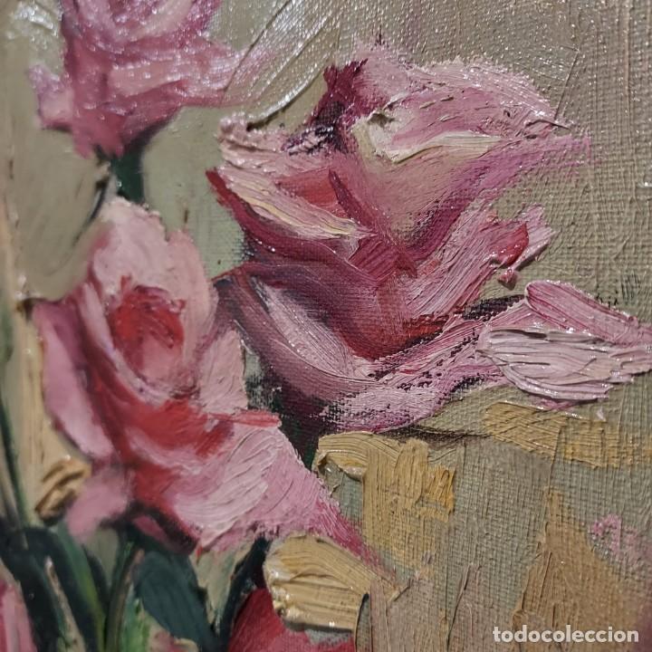 Arte: Antoni Angle Roca (1924 - 2012) Rosas Rosas - Foto 10