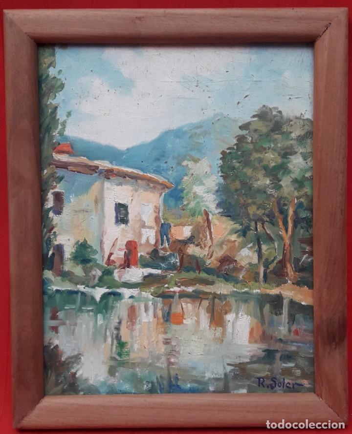 Arte: R. Soler, oleo sobre tabla - Foto 1