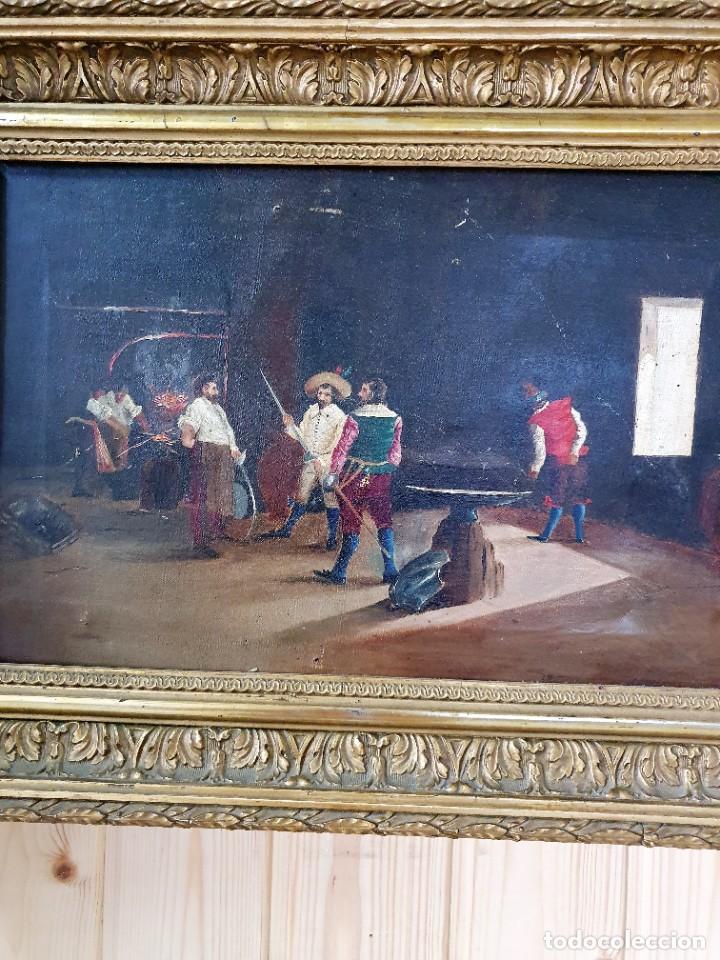 Arte: --OLEO ANTIGUO SOBRE LIENZO - Foto 1