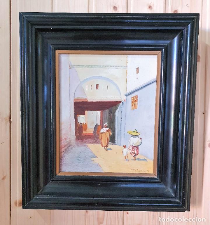 Arte: -OLEO SOBRE TABLA FIRMADO - Foto 3
