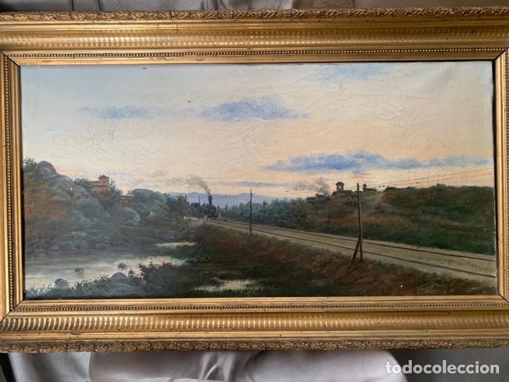 Arte: &Oacute;LEO SOBRE LIENZO. VALLS - Foto 1