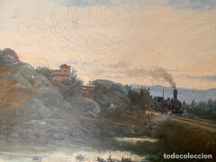 Arte: &Oacute;LEO SOBRE LIENZO. VALLS - Foto 2